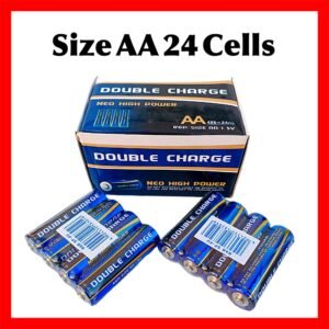 24 Pcs Double Charge Heavy Duty Cells AA Size 1.5V Battery Cell For Clock & Toys
