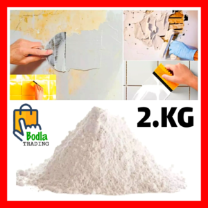 2KG Plaster of Paris For Wall Crack Filler Tiles Paint Repairing High Quality
