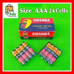 CHANDA Cell AAA Size (Regular) - 24 Pcs