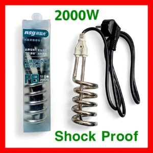 Electric Water Heater Rod Portable Electric Water Heater Shock Proof Immersion Rod 2000W