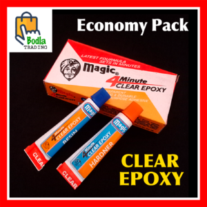 Magic 4 Minute Clear Epoxy Economy Pack