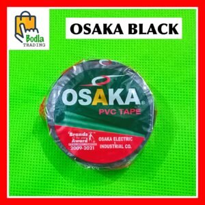 Original OSAKA Pvc Tape Pack of 5 &10 Pcs (Black)