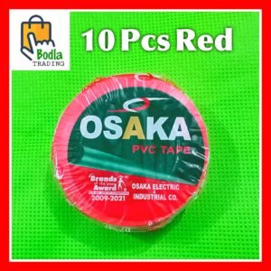 Original OSAKA Pvc Tape Pack of 5 &10 Pcs (Red)