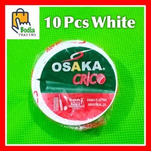Original OSAKA Pvc Tape Pack of 5 &10 Pcs (White)