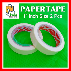 Paper Masking Tape - 2 Pcs 1" inch 100 Yards