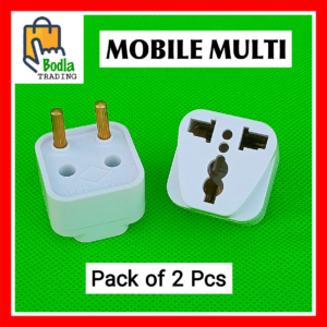 2 Pcs Mobile Shoe Multi Three to Two Pin Shoe Converter Adapter 220 Volts 10A