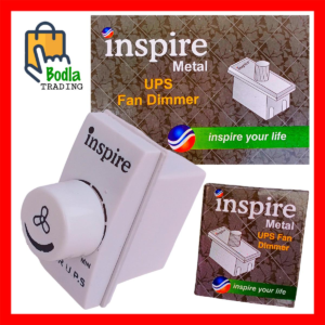 Inspire Fan Dimmer Switch Fan Regulator 250V- UPS Supported -Piano Size Fitting